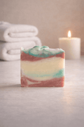 Green Apple Soap Bar — refreshing handmade natural soap bar with almond oil, made in the UK