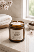 SOAPHERA Pure Body Butter Black Cherry in a jar, a mineral-rich natural body butter with Moroccan Red Clay and a black cherry scent, handmade in the UK
