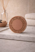 Moroccan Rose Harmony handmade natural soap bar with Moroccan red clay and rosewood essential oil by SOAPHERA