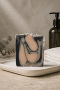 SOAPHERA Pure Energy for Men patchouli and grapefruit natural soap bar with triple clay formula