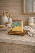 Mango Soap Bar natural nourishing soap for face and body handmade by SOAPHERA UK